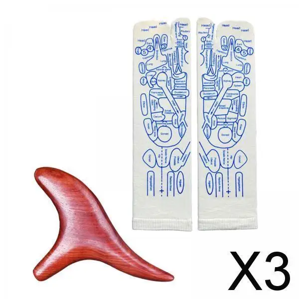 

Рефлексологические носки из хлопка для акупрессурного массажа стоп, улучшающие кровообращение, для дома, офиса и спа