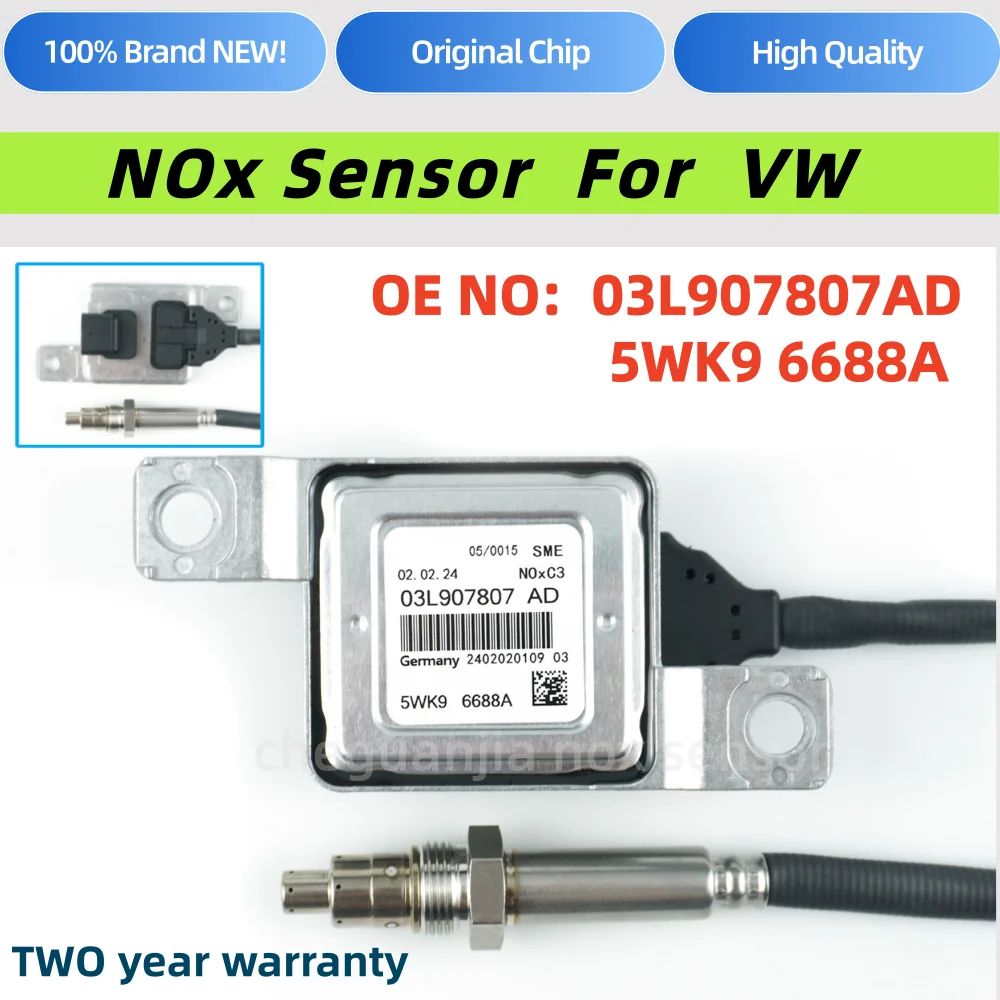 

03L907807AD 5WK96688A Original New Nox Sensor Nitrogen Oxide Sensor For Audi A4 Allroad Quattro A5 S5 VW Passat