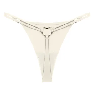 ثونغ منخفض الارتفاع للنساء ، سراويل داخلية مثيرة ، حزام مشبك الحب المزدوج ، سيور رياضية G-String ، سراويل قصيرة قابلة للتنفس للنساء النحيفات أفضل 10 سراويل داخلية للمبيعات مع ثقب في - رقم 4