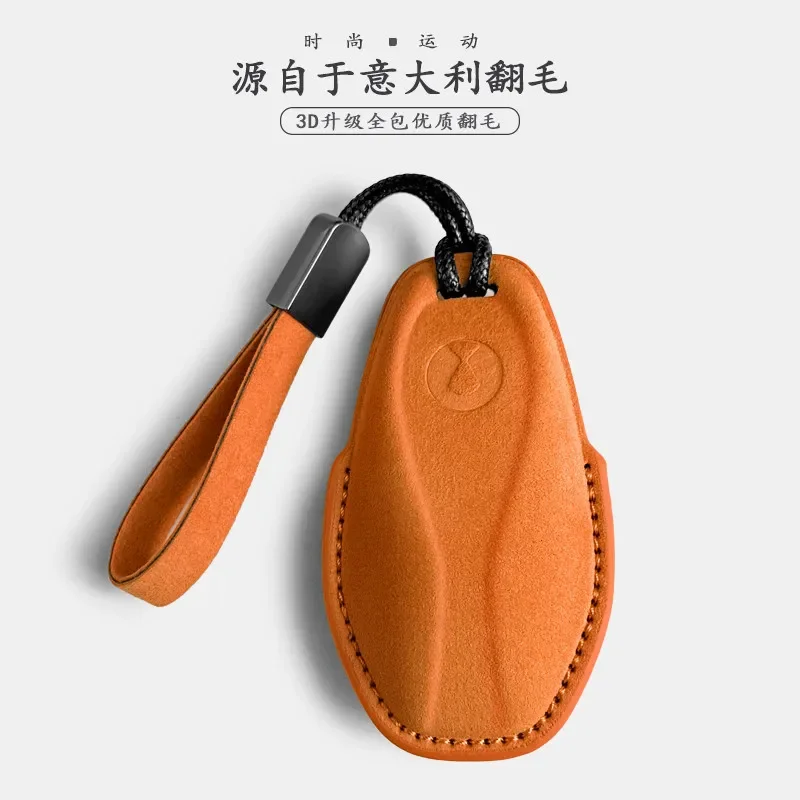 for 25 Tengshi D9 Key Cover Car Key Protection Case Buckle Bag High End Interior Products Modification
