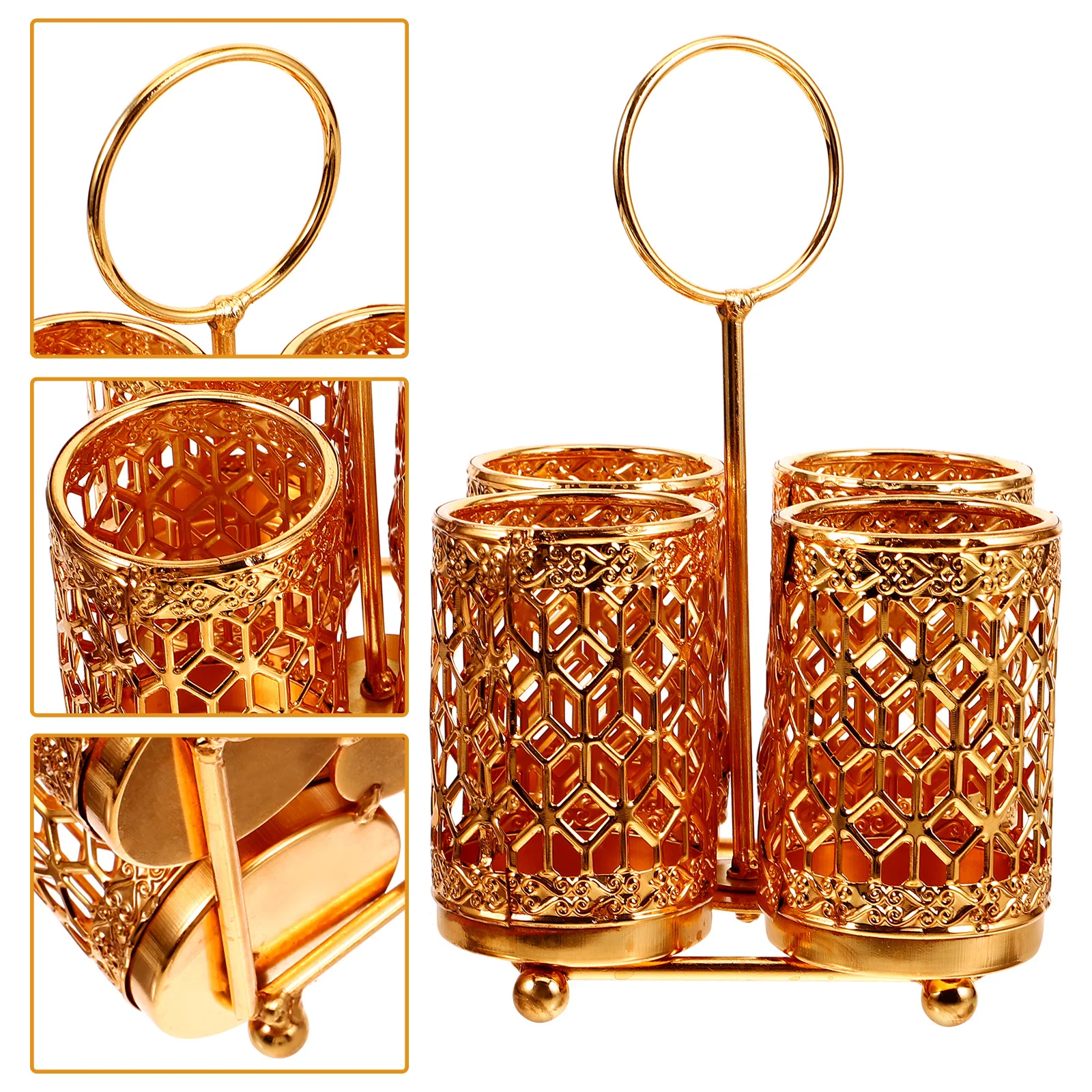 

Multi-Tube Drainage Rack Kitchen Utensil Organizer Cutlery Holder Countertop Silverware Storage Chopstick Pot Drying Stand