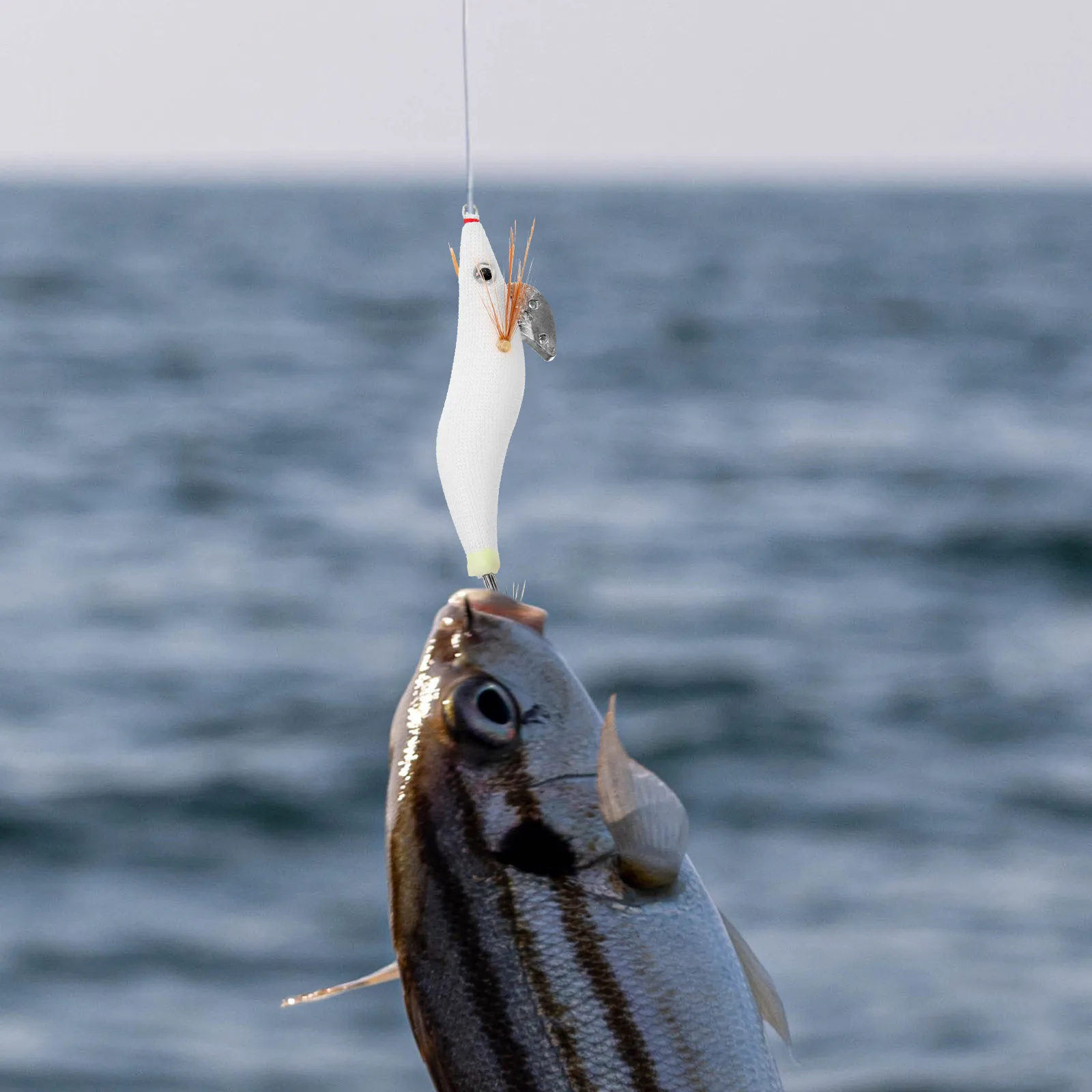 

4Pcs Bionic White Shrimp Lures Luminous Floating Hard Fishing Baits Artificial Freshwater Lures White Shrimp Baits