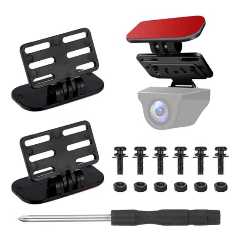 

2PCS Rear Camera Mount Dash Cam Rearview Camera Holder versal Adjustable Back Windshield Backup Cameras Mount Adhesive Car Dash