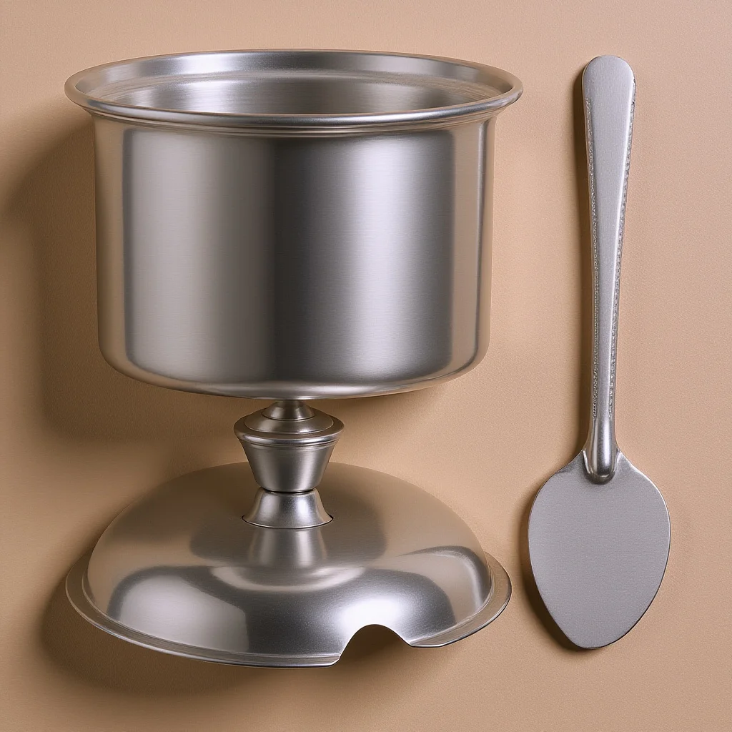 

Condiment Jar Stainless Steel with Spoon and Lid Seasoning Bottle for Sugar Salt Coffee Creamer Container Kitchen Pantry