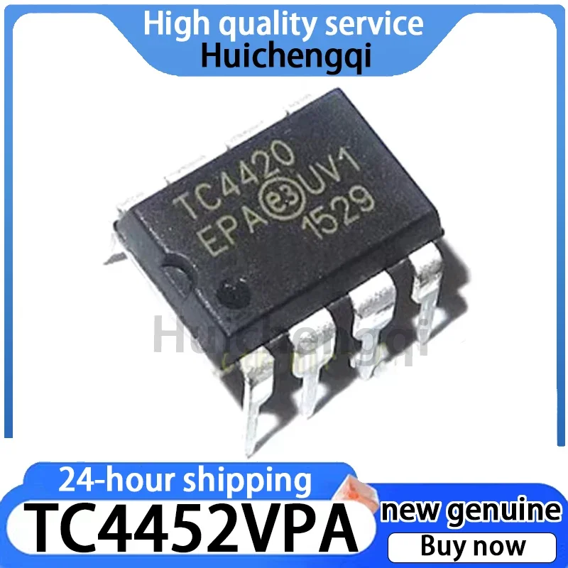 5PCS Genuine TC4452VPA TC4452VP Direct Insertion PDIP-8 Gate Driver Chip