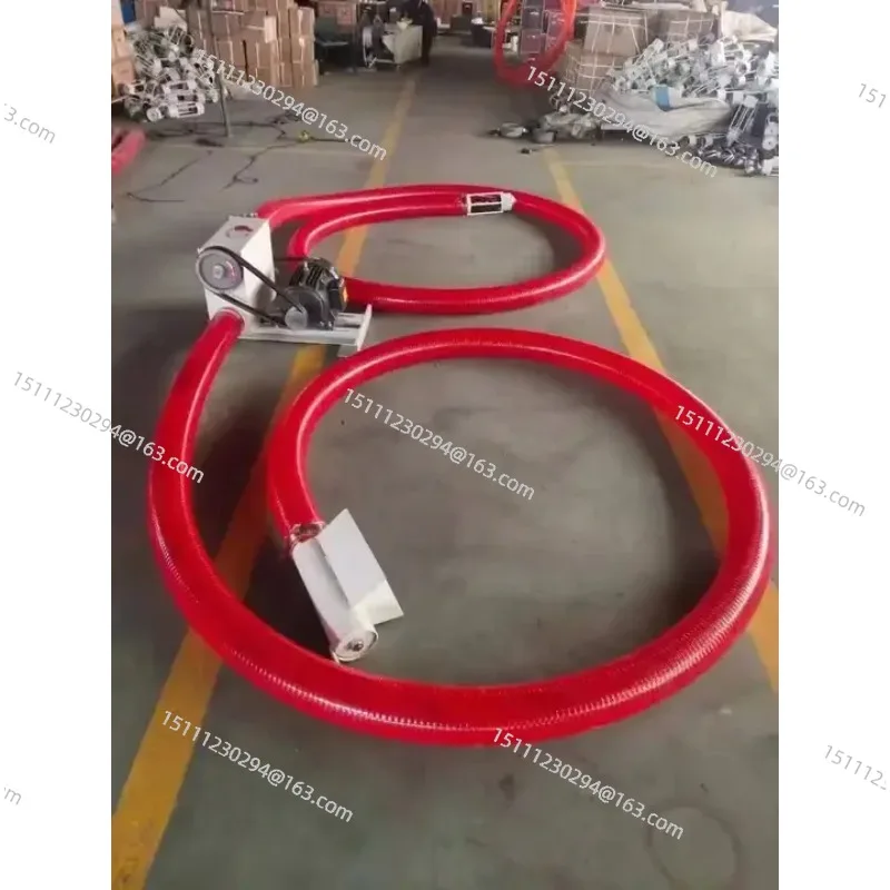 Grain   Conveyor Transport Rice Husk, Maize, Rice Paddy. Flexible Hose Pipe Auger Screw Conveyor  5m
