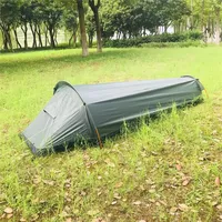 1Pc Waterproof 210D Oxford Cloth Portable Ultralight Backpack Tent Outdoor Camping Sleeping Bag Beach Single Person Bivvy Tents
