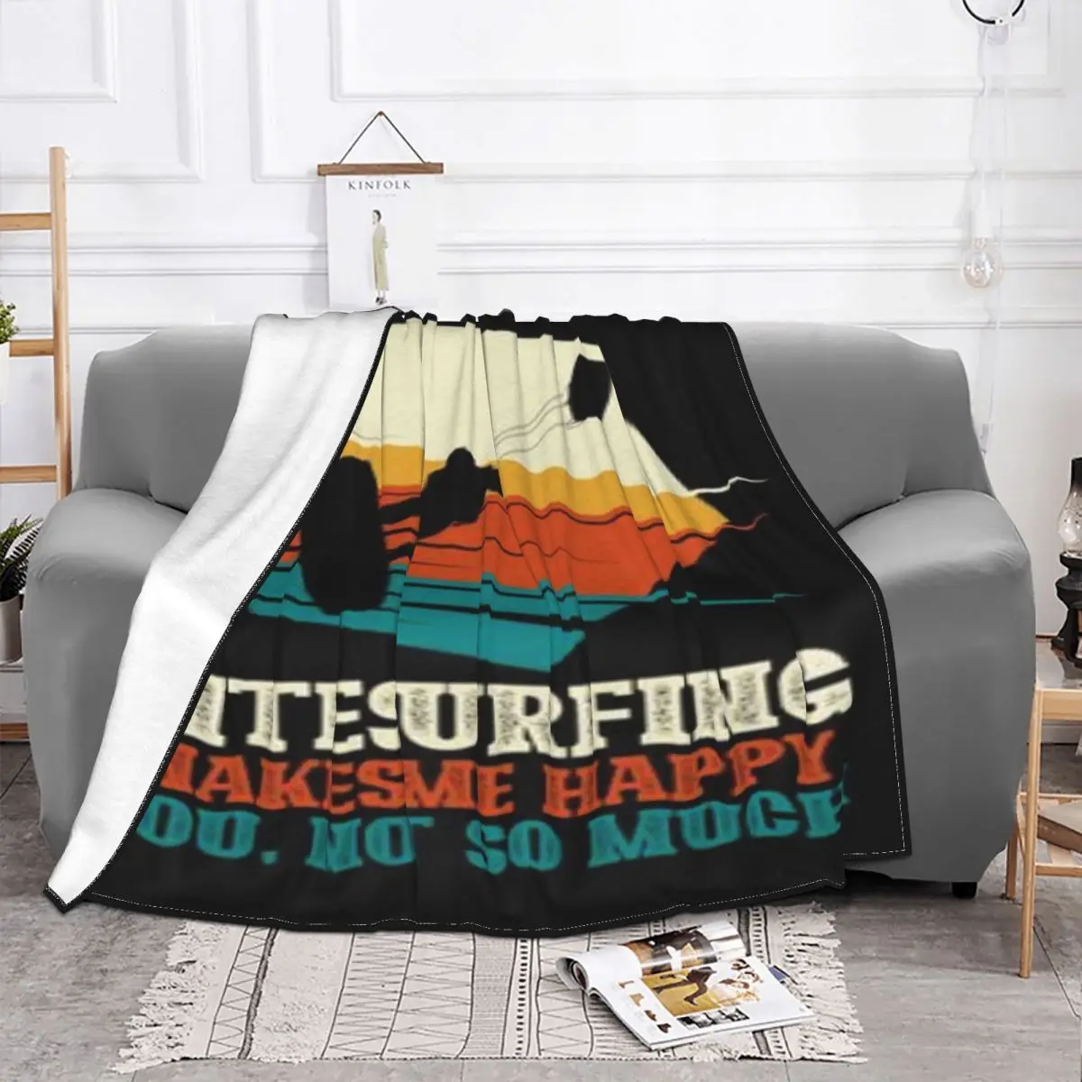 Kiteboarding 1312 Plush Knee Blanket Blankets And Throws Throw Blanket