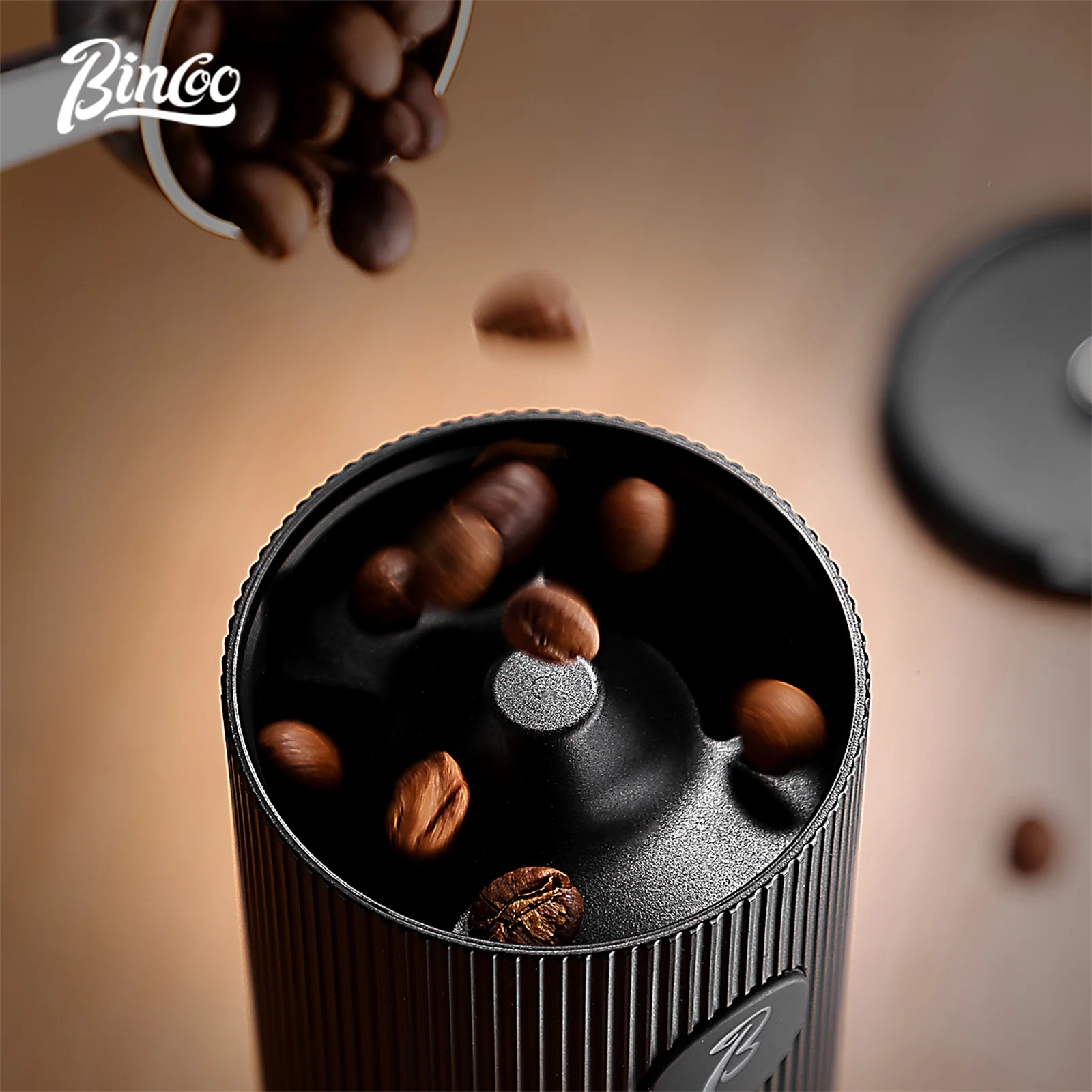 Bincoo Portable Electric Coffee Grinder Rechargeable Espresso Coffee Grinder Coffee Machine for Home Camping Outdoor view 3