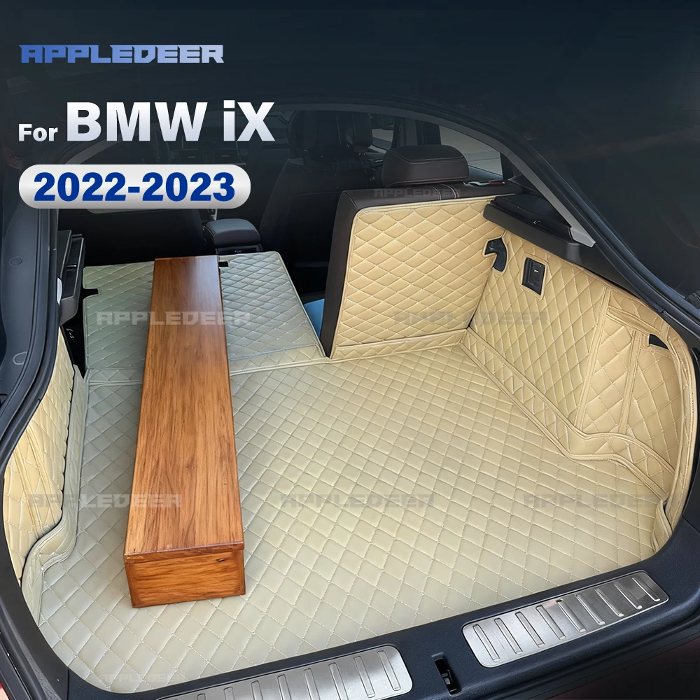 

Для BMW iX 2022 2023, автомобильный коврик для багажника с полным покрытием, автомобильный антигрязный коврик, защитный коврик, грузовой вкладыш, аксессуары для интерьера