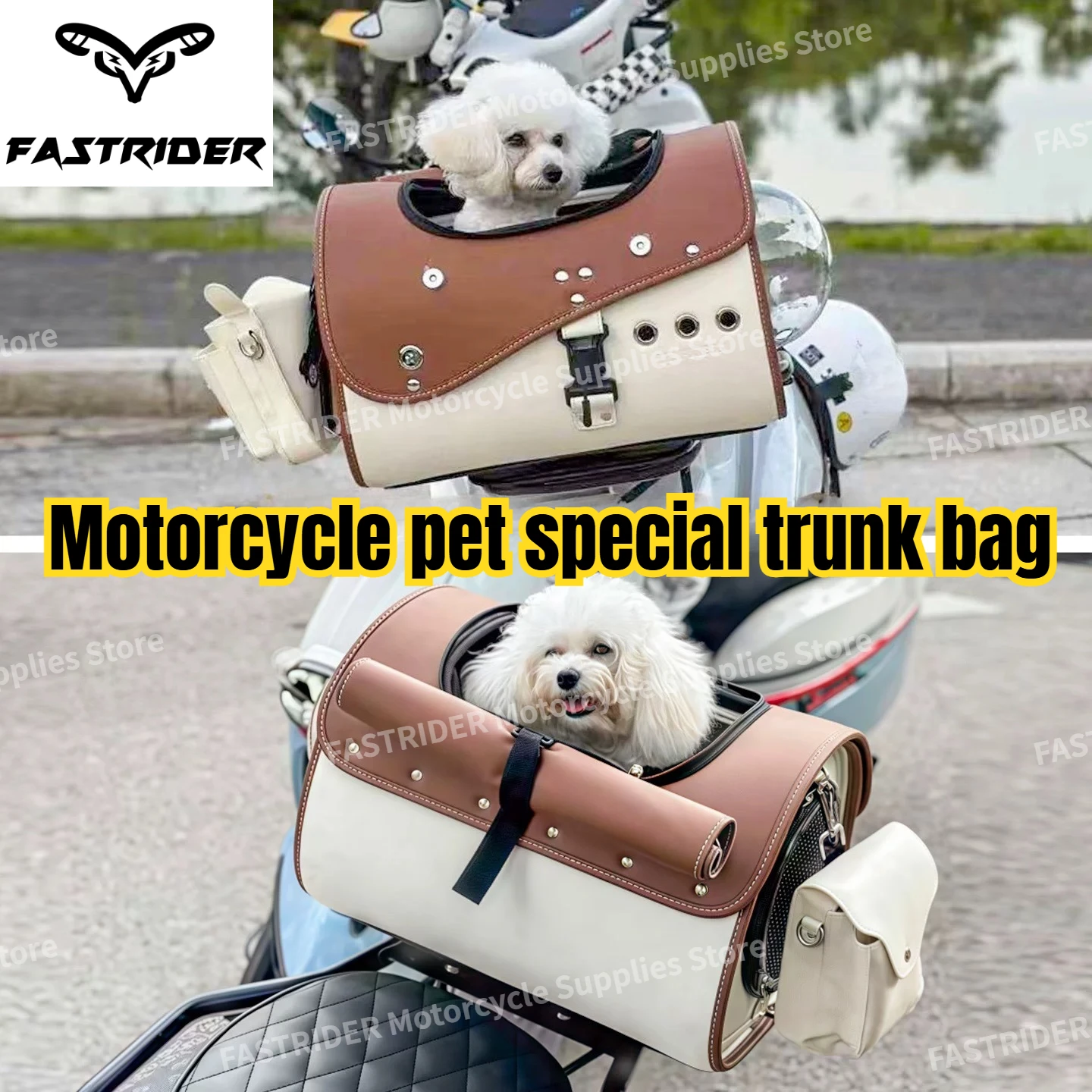 Motorcycle Electric Car  Pet Dog Cat Go Out Portable Universal Large Capacity Aviation Trunk Dual-purpose Side Bag