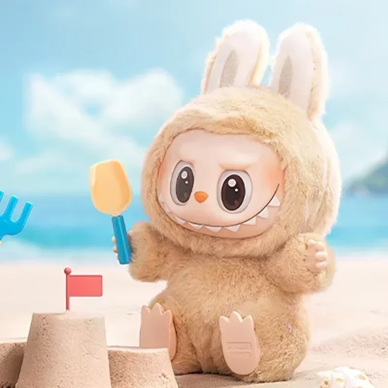 

POP MART LABUBU Vinyl Plush Pendant Keychain - the Monsters Have a Seat Series Blind Box Mystery Action Figure Toy