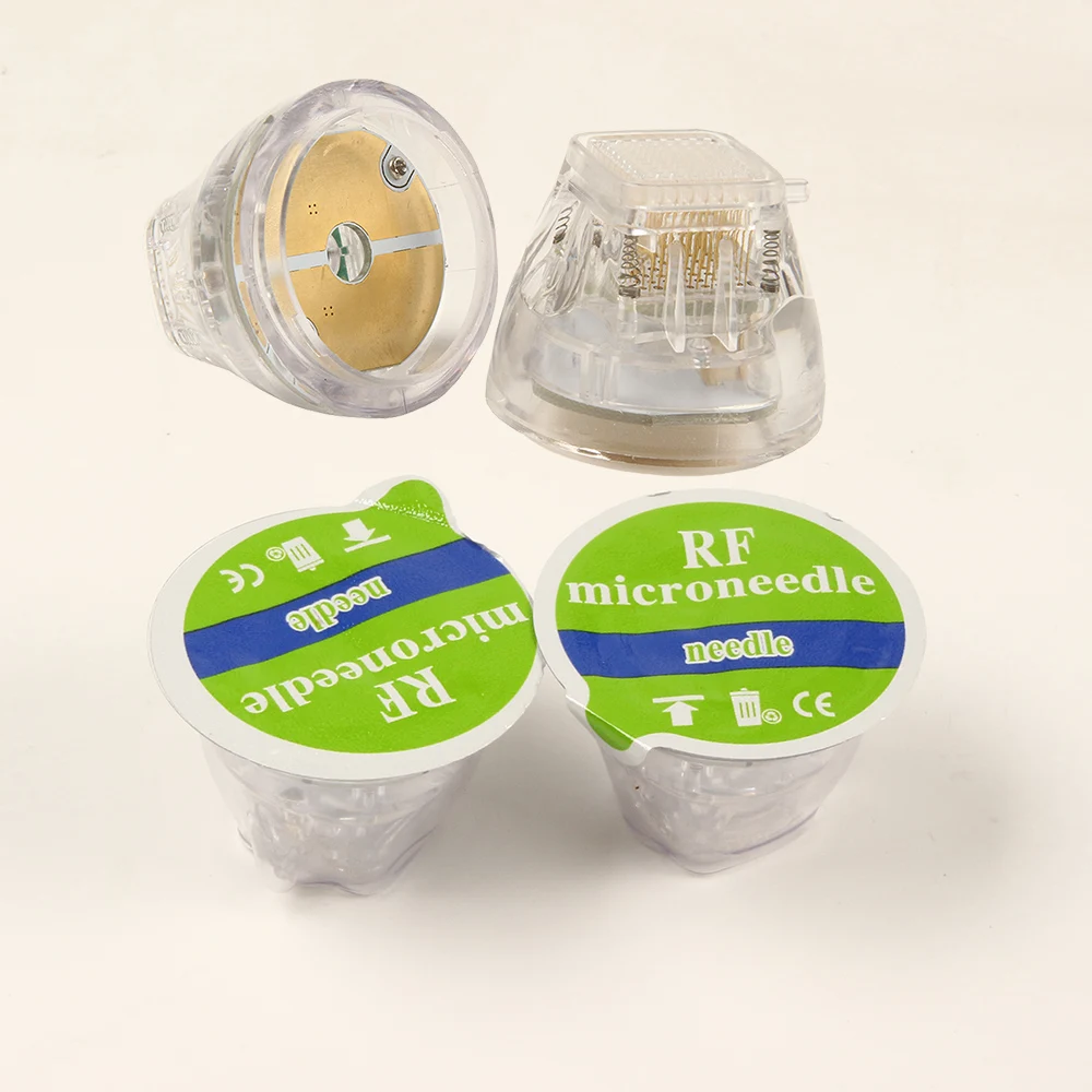 

1/5 шт. зеленый изолированный RF-картридж для микронидлинга для фракционного радиочастотного аппарата с микроиглами, аксессуар, позолоченный, 10/25/64 контакта, нано