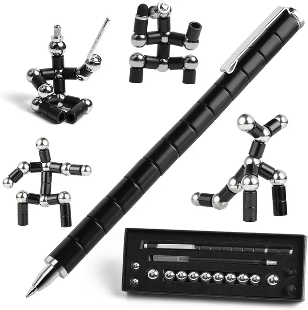 Multi-Function Novelty Pen to Alleviate Restlessness, Fantastic Anxiety-Relief Magnetic Pen - Perfect Gift for Friends