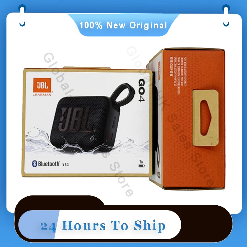 JBL GO 4 Go4 Ultra مكبر صوت بخاصية البلوتوث قابل للنقل JBL Pro Sound مع اتصال Punchier bass IP67 متعدد النقاط وقت تشغيل 7 ساعات