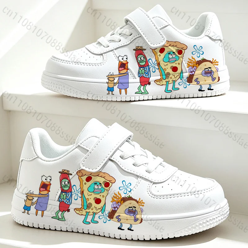 Exclusive Children Board Shoes Funny S-SpongeBobs Durable Hot Selling Shoes Gift Products Teenager Basketball Shoes Boys