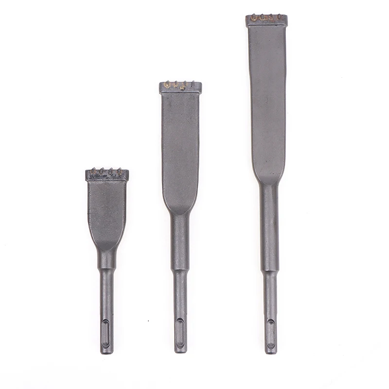 

[Y]SDS PLUS Shank Electric Hammer Bit 4-Tooth Tungsten Carbide Tipped Chisel,Durability Alloy For Drilling Granite And Masonry