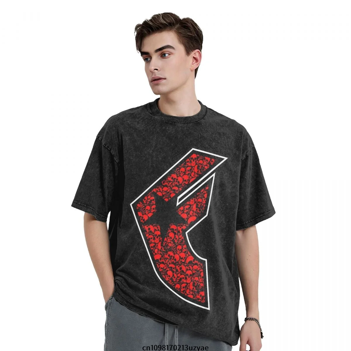 

Famous Stars And Straps Men's Vintage Cotton Short Sleeve T-Shirt Summer Hip Hop Tee shirt