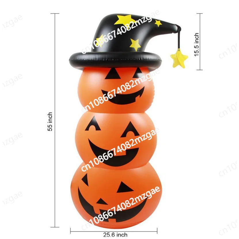 

Тумблер «Человек-гарбуз», надувной вертикальный тыквенный человек, вечерние, белый призрак, реквизит, орнамент