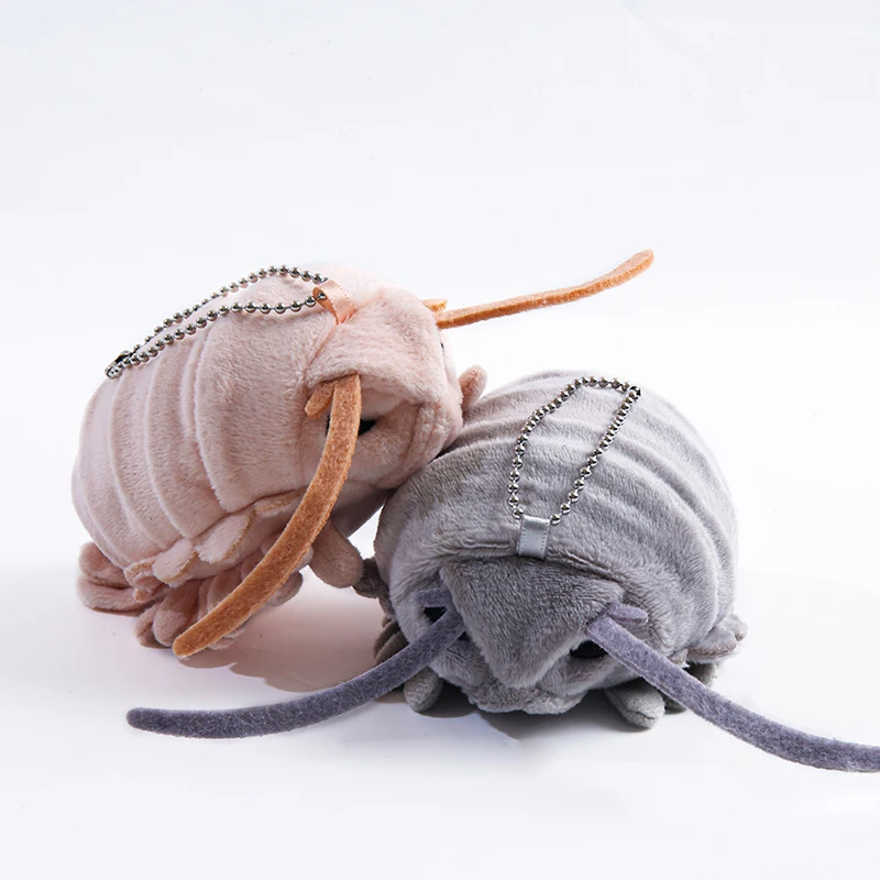 Muñeco de peluche gigante de Isopod para niños y niñas, juguete de simulación de insectos, naturaleza salvaje, Mar mágico, Océano, bolsa de animales, llavero, regalo