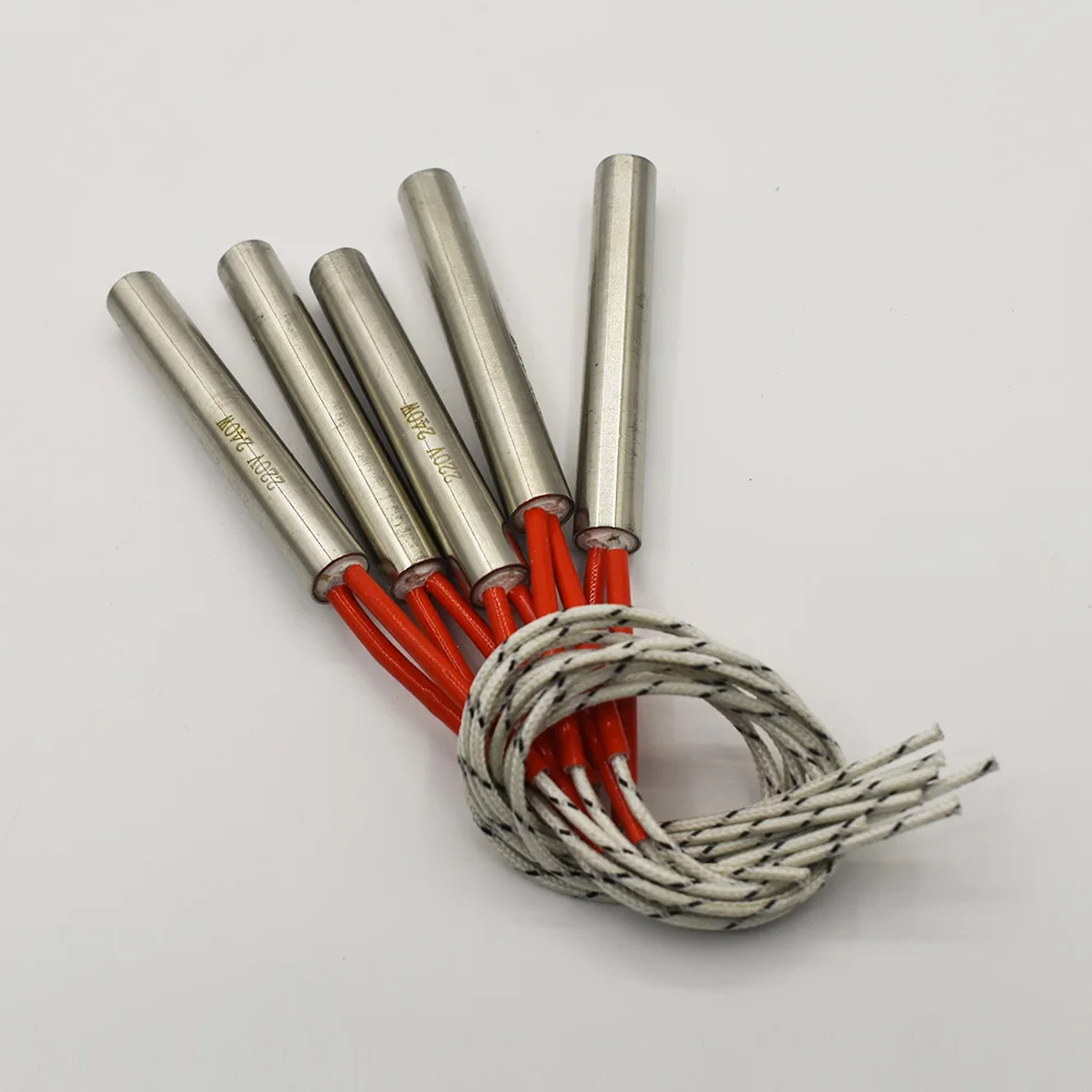 Imagem -06 - Cartucho Tubular Elétrico do Calefator 220v 14 mm Tubo de 16 mm Comprimento do Elemento de Aquecimento do Diâmetro 100 150 200 mm Pcs