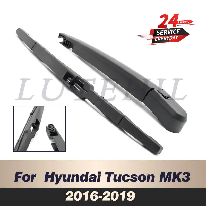 Wischer Heck wischer blatt & Arm Set Kit für Hyundai Tucson MK3 2016 2017 2018 2019 Windschutz scheibe Windschutz scheibe Heckscheibe