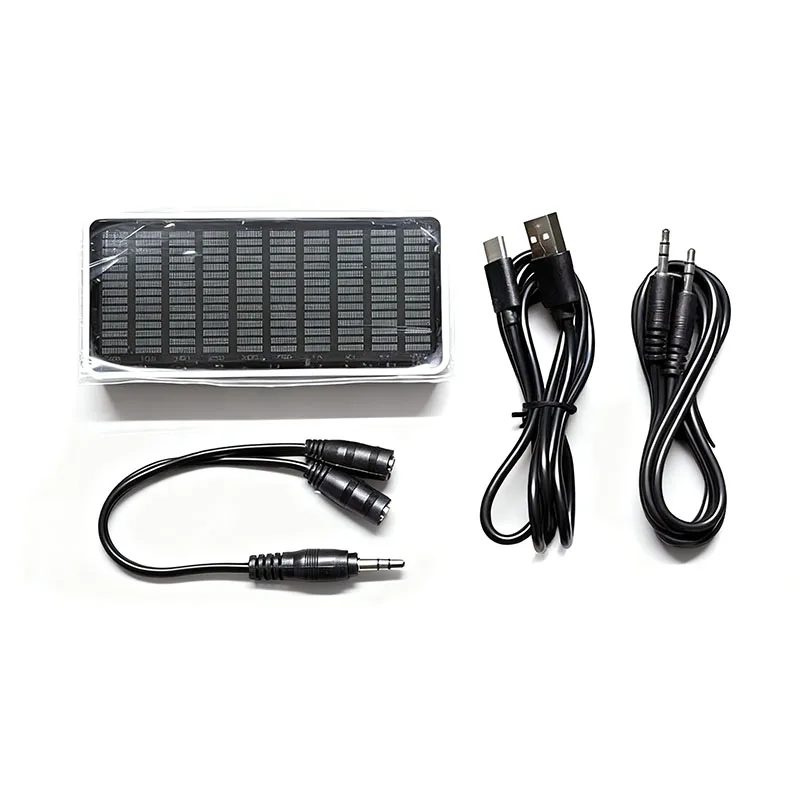 AK1016 LED espectro de música LED indicador de nivel de Audio pastilla ritmo amplificador de luz VU medidor para reproductor de Audio de coche lámparas de atmósfera