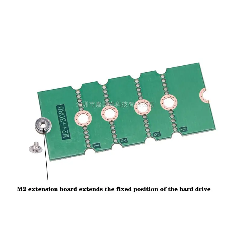 

M. 2 NGFF Solid-State Drive Extension Board Bracket NVME Extension Board 2230 to 2242 Bracket 2230 to 80