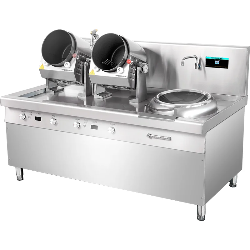 Factory Direct Supply G30DFA New Design Energy Saving Safety Electrical Automatic Cooking Range 5KWX2+15KW 1 Year