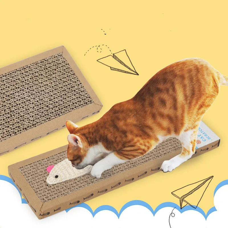 37*12cm Cat Scratching Board Mat Scraper Claw Paw Toys For Cat Scratcher Equipment Kitten Product Abreaction Furniture Protector