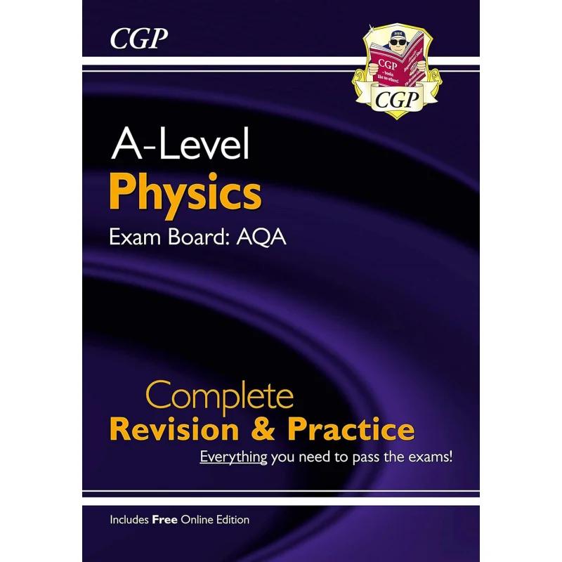 

ALevel Physics AQA, год 1, 2, полная практика восстановления с онлайн-выдением, книгами CGP 9781789080322
