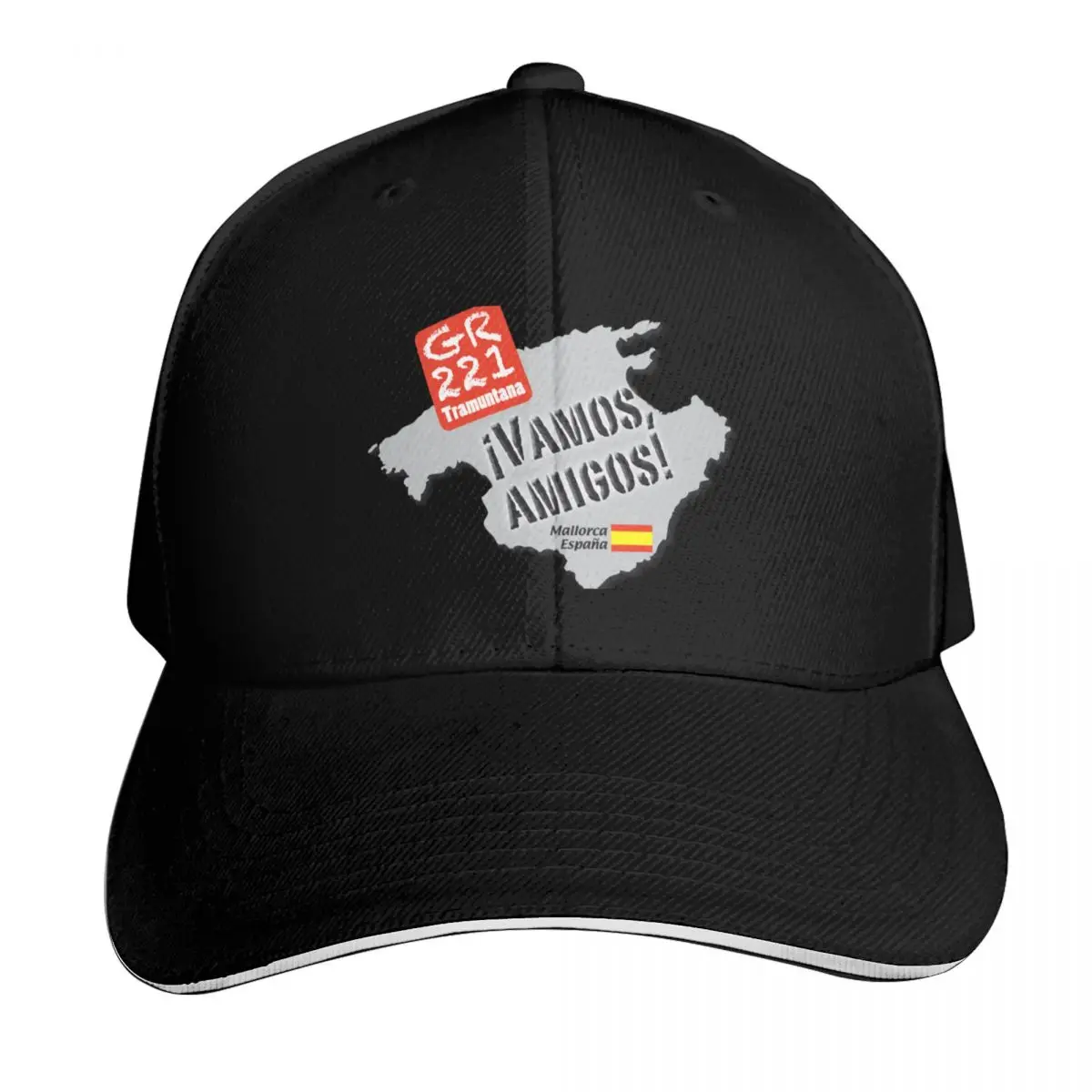 Hiking in Mallorca, Spain! GR221 dry stone path Tramuntana Baseball Cap Men Women Casual Summer Sport Sun Cap
