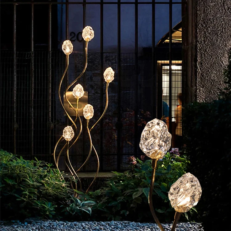 

Outdoor Waterproof Lawn Lights Villa Courtyard Lawn Atmosphere Landscape Garden LED Decorative Lights Stainless Steel Pod Lights