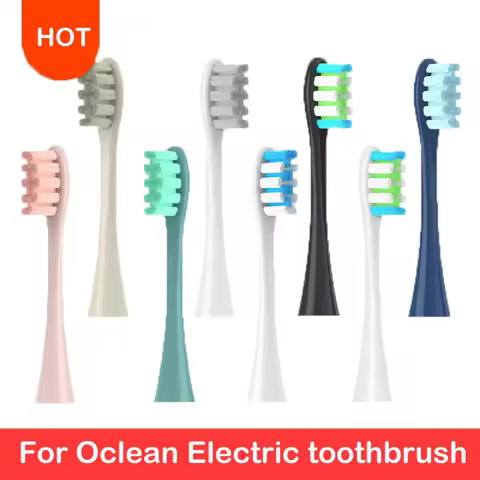 For Oclean Flow/X/ X PRO/ Z1/ F1/ One/ Air 2 /SE Replacement Heads Brush Heads Soft DuPont Sonic Toothbrush Vacuum Bristle