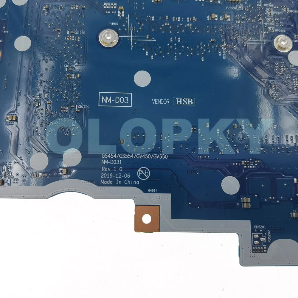 Laptop Motherboard NM-D031 For Lenovo ideapad 3-14IIL05 3-15IIL05 Mainboard With  i3-1005G1 i5-1035G1 i7-1065G7 4G-RAM  DDR4