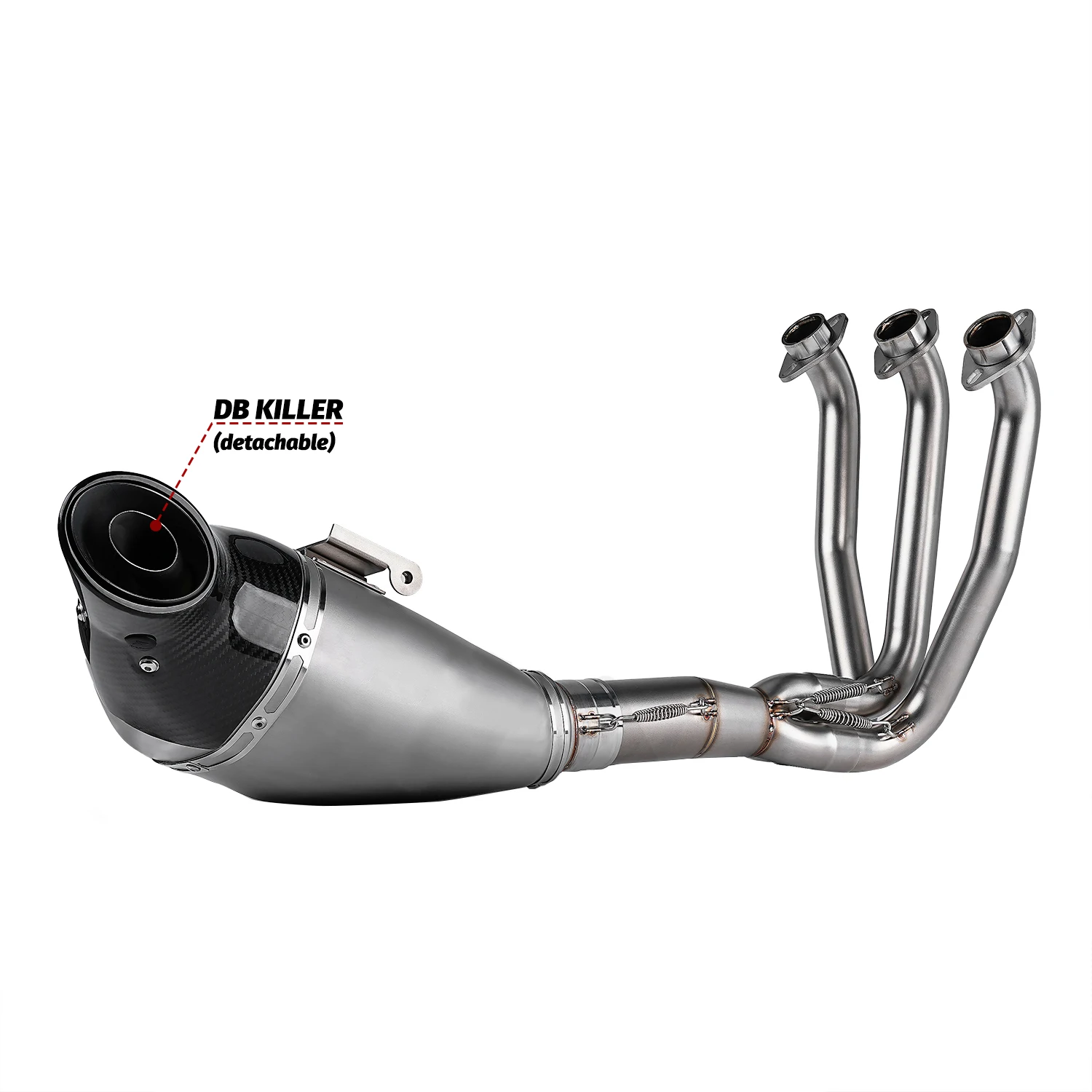 

High Quality Hot Sale Motorcycle exhaust system full section Front manifold with muffler for CFMOTO 675SR For CFMT 675SR
