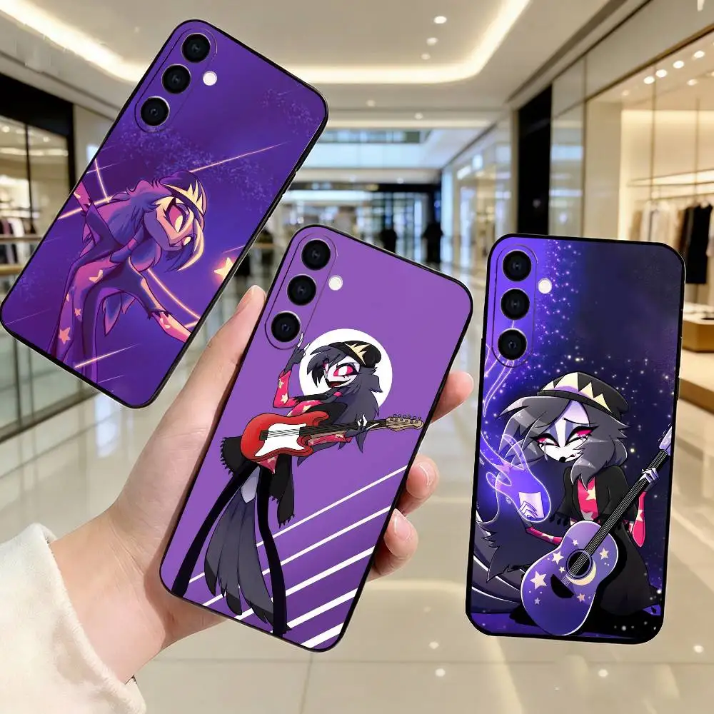 E-Helluva Boss  Phone Case Black Silicone Soft For Samsung Galaxy A73,A72,A71,A70,A53,A52,A51