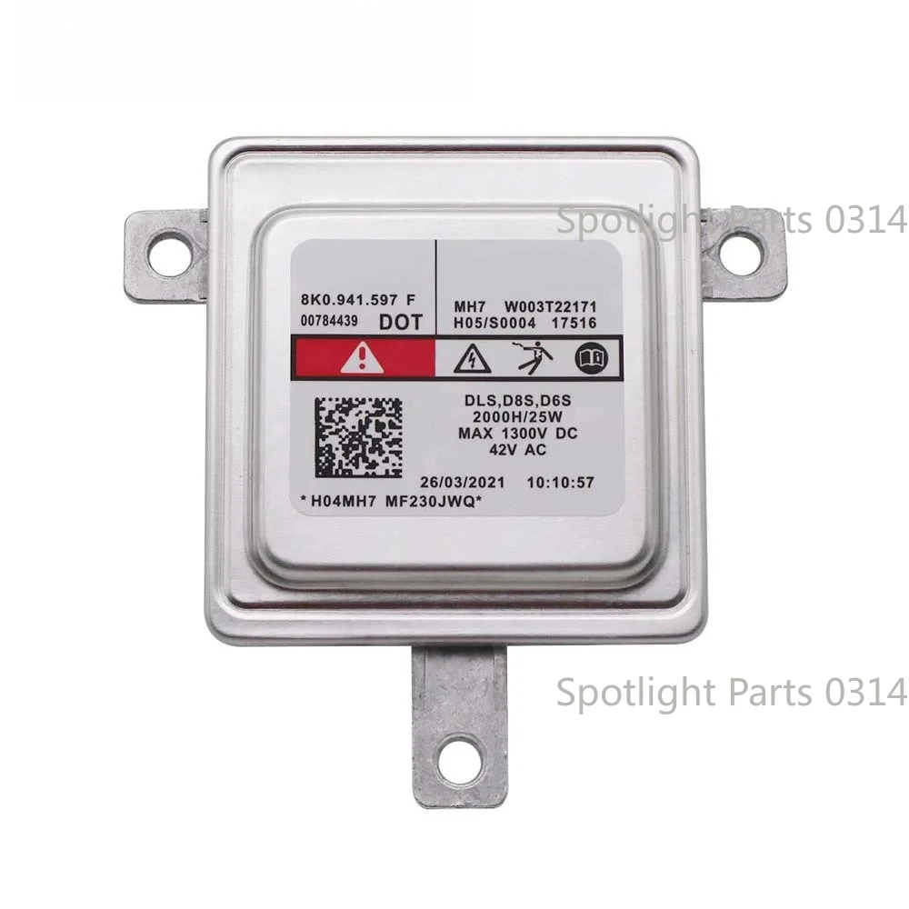 

8K0941597F For D8S Audi A1 2011-2014 VW Amarok 2013 -2016 DRL HID Xenon Headlight Ballast Control Module 8K0 941 597F W003T22171