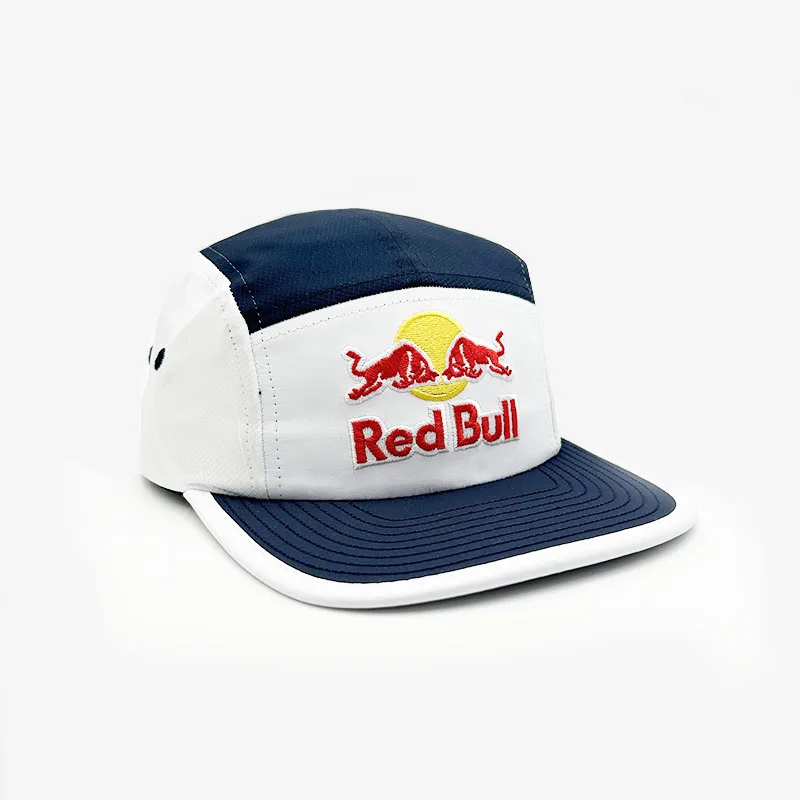 رائجة البيع للجنسين 7 لوحة حافة مسطحة عالية الجودة التطريز ريدبول قبعة بيسبول تقسم لوحة مضيئة شاحنة Gorras قابل للتعديل