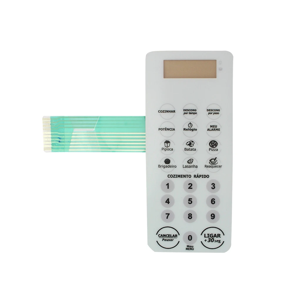 Flat Keyboard For Microwave Model Mm 20 El 18wc-cutout