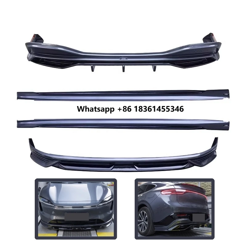 

for R7 2024 Modified Sport Style ABS Material Car Body Kit Front Shovel Rear Lip Side Skirts