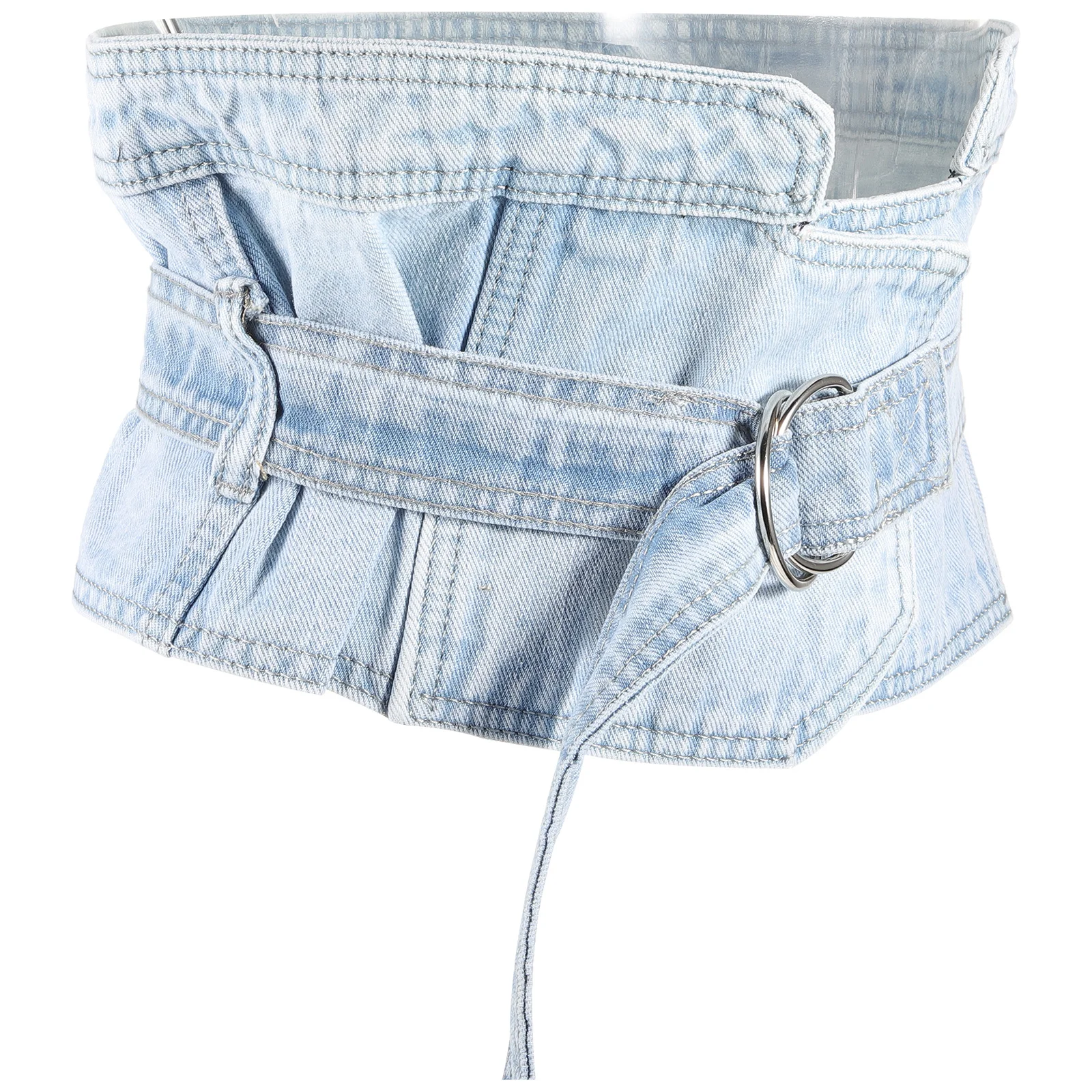 الدنيم حزام الخصر المرأة عالية واسعة مشد حزام السرج لفستان ملابس الزفاف الدنيم حزام الخصر فستان التبعي