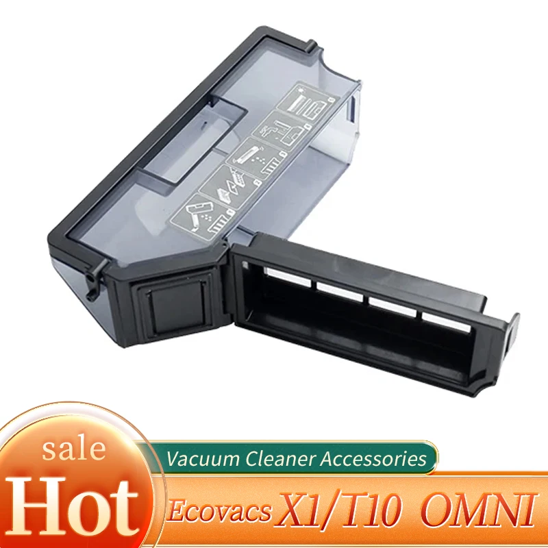 Новый пылесборник, пылесборник, контейнер, Запчасти Для ECOVACS Deebot X1 T10 TURBO/OMNI, пылесборник с фильтром, аксессуары