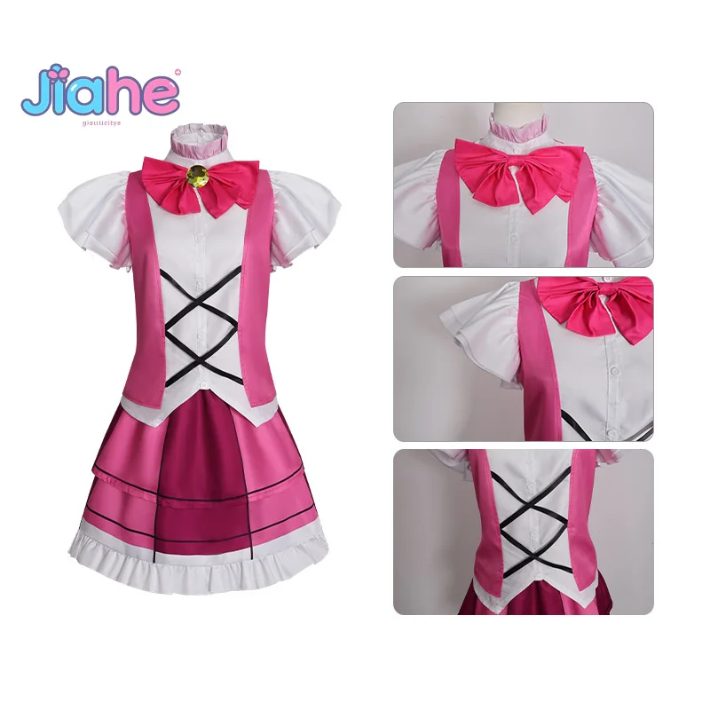 أزياء أنيمي ليمبوس دون كيشوت ملكة الكراهية التأثيرية فستان فتاة سحرية جوارب أغطية الرأس زي حفلات الهالوين #3