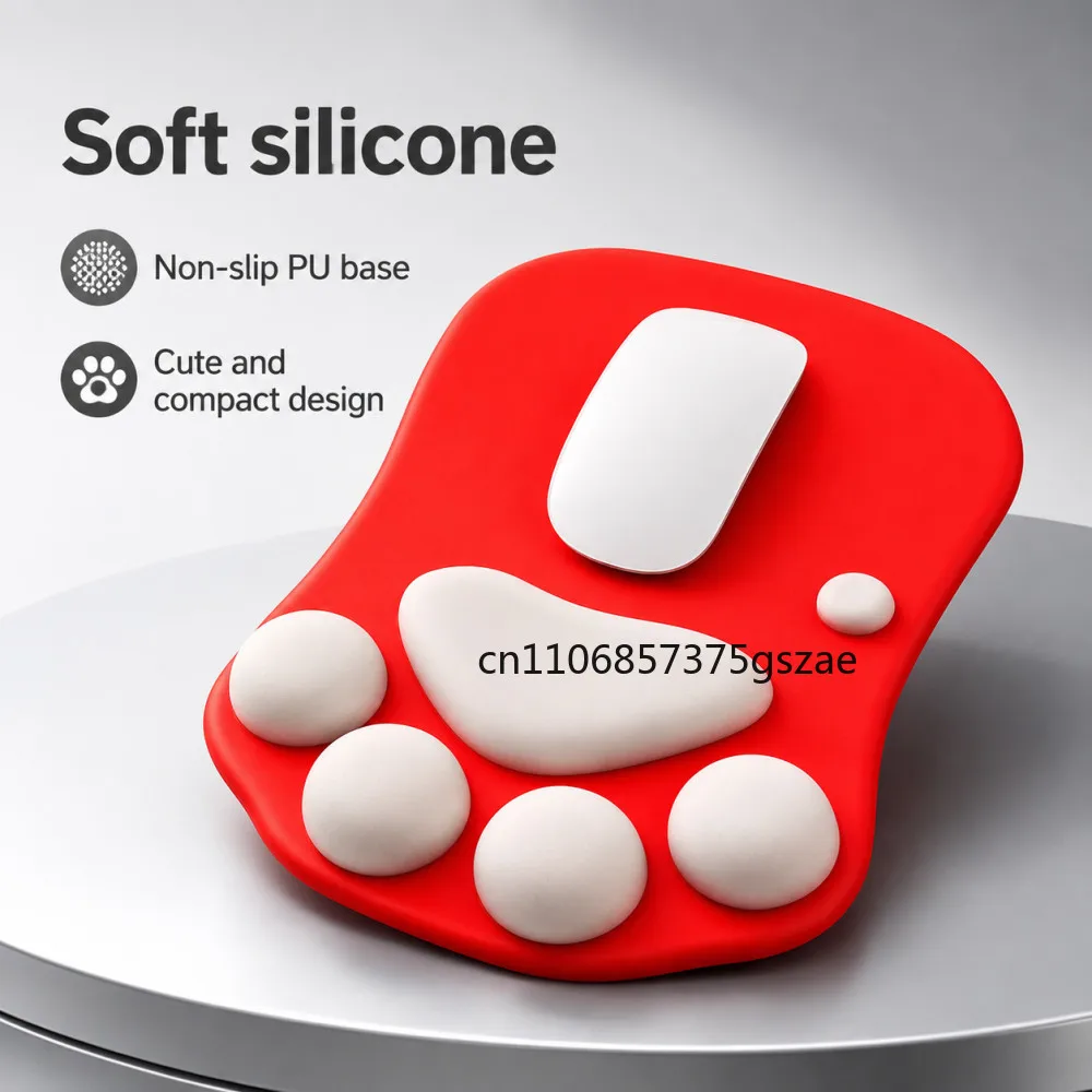 Alas Mouse Cakar Kucing 3D Luc - Desk Setup Mac ulasan dan harga