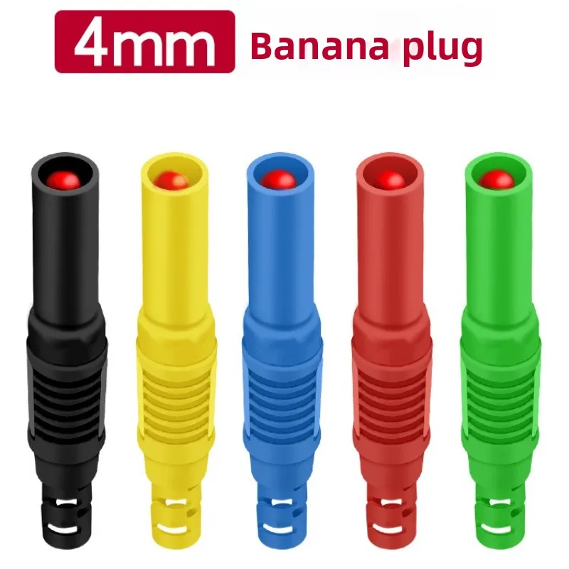 

Собранная 4 мм полная оболочка, безопасный штекер типа «банан», ручка для часов «сделай сам», разъем с отверстием 4 мм, штекер сварочного типа