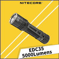 Nitecore EDC35 5000 Lumen EDC Flashlight, USB-C Rechargeable, High Power Super Bright Sticker for Everyday Carry