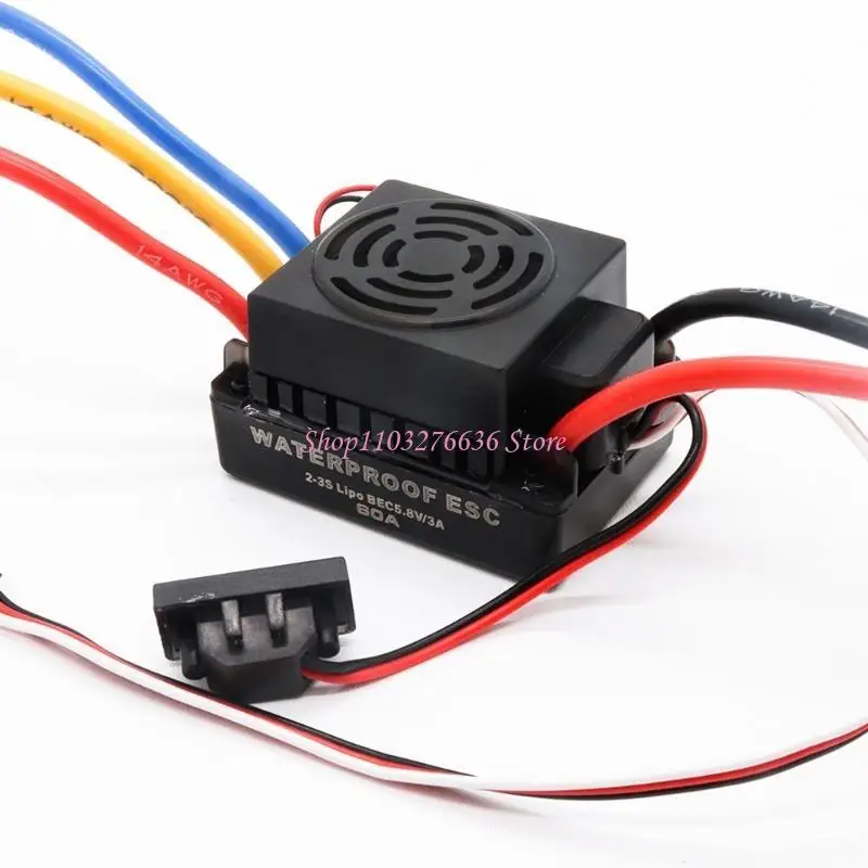 

R6FD 60/80/120A Brushless Motor Electronic Speed Controller ESC for RC Buggies/Trucks