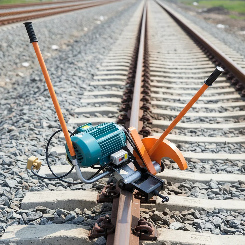 High Quality Single Cylinder Air Cooling Two Stroke Engine Steel Rail Cutter Internal Combustion Rail Saw Track Machine