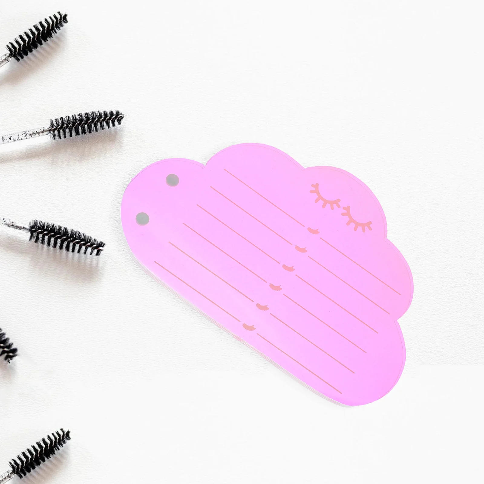 Paleta de extensión de pestañas en forma de nube acrílica, soporte magnético para pestañas, organizador de pestañas postizas, bandeja, accesorios para pestañas